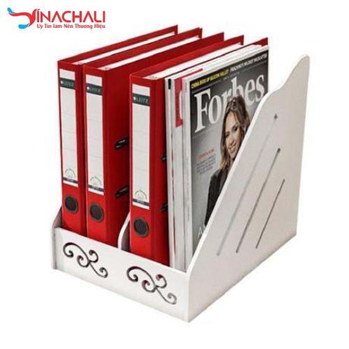 Kệ để giấy tờ, sách, tài liệu văn phòng gỗ nhựa pvc cao cấp chịu lực tốt, không cong vênh