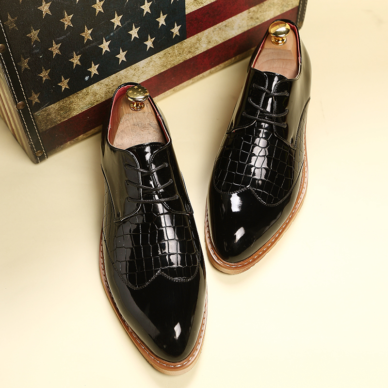 Genuine  leather wedding  shoes formal shoes man shoes black full leather business shoes lace-up shoes dress  shoes shoes for man business