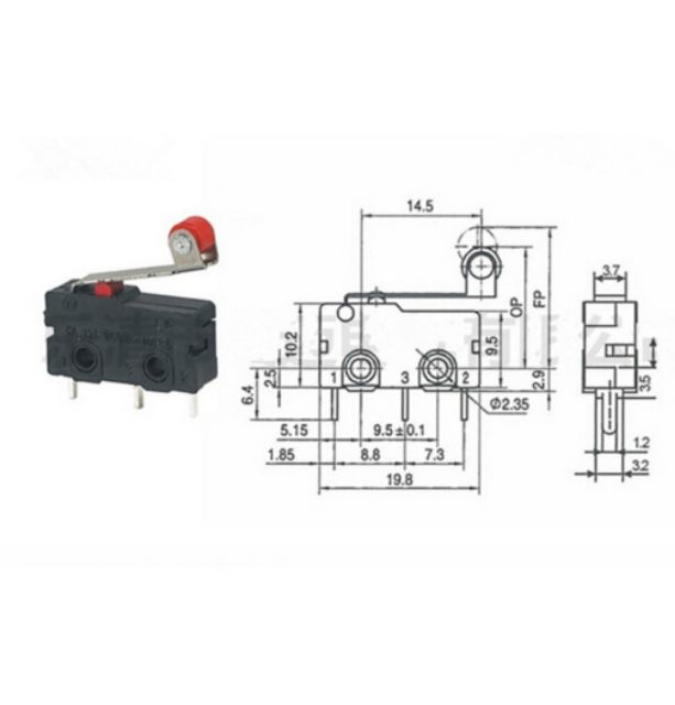 Công tắc hành trình 125V-220V (5A)