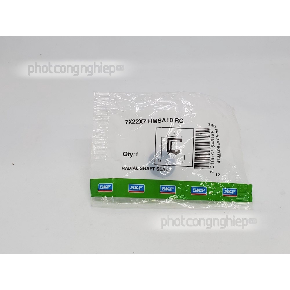 Phớt 7x22x7 HMSA10 RG SKF chính hãng - Phớt chặn dầu SKF chính hãng