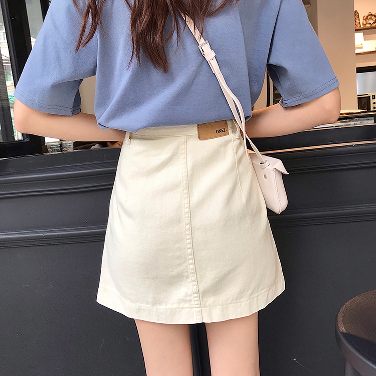 Chân váy jean Ngắn Dáng Chữ A Phong Cách Hàn Quốc Thời Trang Mùa Hè Hàng Mới Dành Cho Bạn Nữ