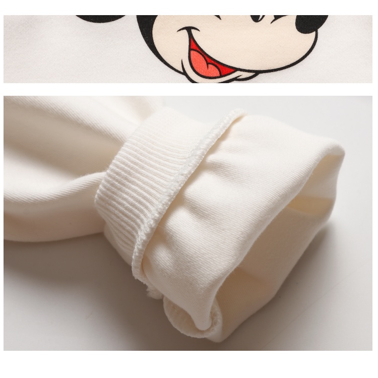 (0-4 tuổi) Áo ni bé trai hãng BALABALA hình chuột Mickey màu trắng 200321100108