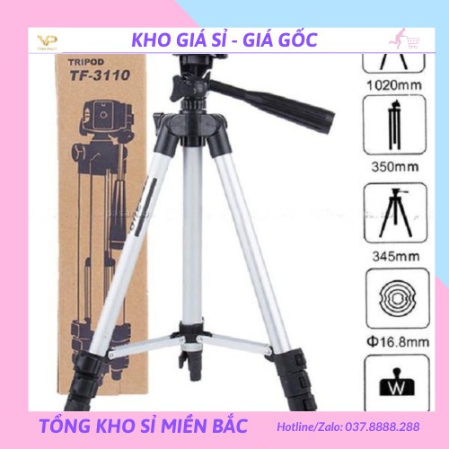 ❌BÁN SỈ⛔ Bộ 1 Tripod và 1 giá đỡ điện thoại 88202