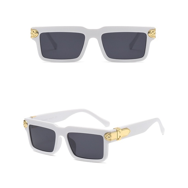 Kính Mát Thời Trang Hình Chữ Nhật Chống Tia UV400 Cho Nam Và Nữ