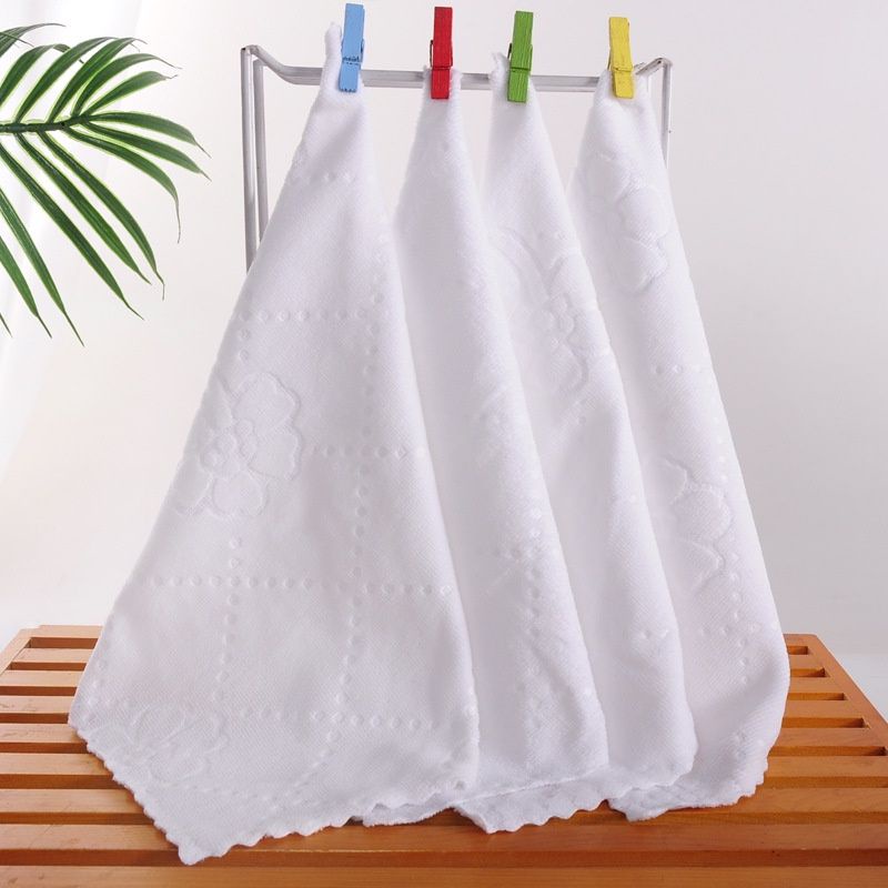 Khăn vải hình vuông 23cmx23cm có thể tái sử dụng họa tiết hoa sang trọng