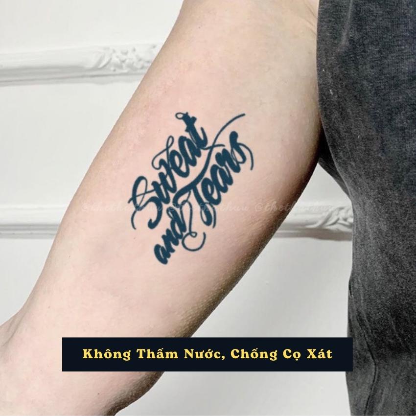 Hình Xăm Tạm Thời Thảo Dược 15 Ngày Không Thấm Nước Mồ Hôi Thethathuu KT022