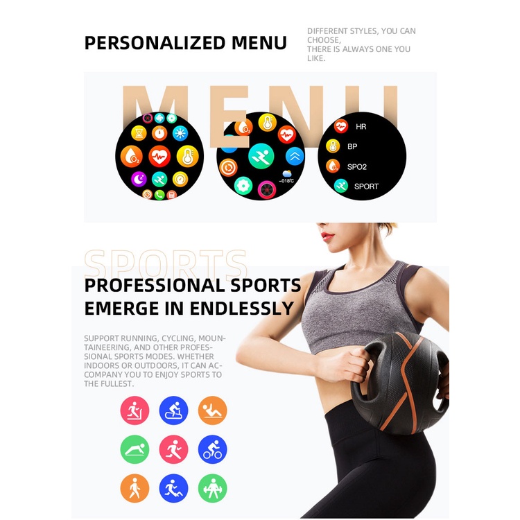 Đồng Hồ Thông Minh HW3 Mini NFC 2022 Bluetooth Áp Suất Oxy pk GT3 Cho iOS Android