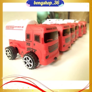 Sét 6 xe ô tô đồ chơi chạy quán tính màu đỏ cho bé, ô tô đồ chơi.