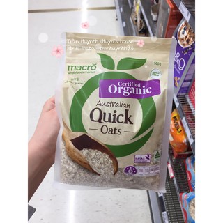 Yến mạch Macro Organic Quick Oats 500g