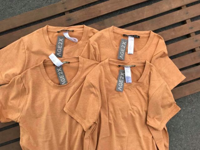 Áo thun trơn nam nữ #AGE2X 9 màu | BigBuy360 - bigbuy360.vn