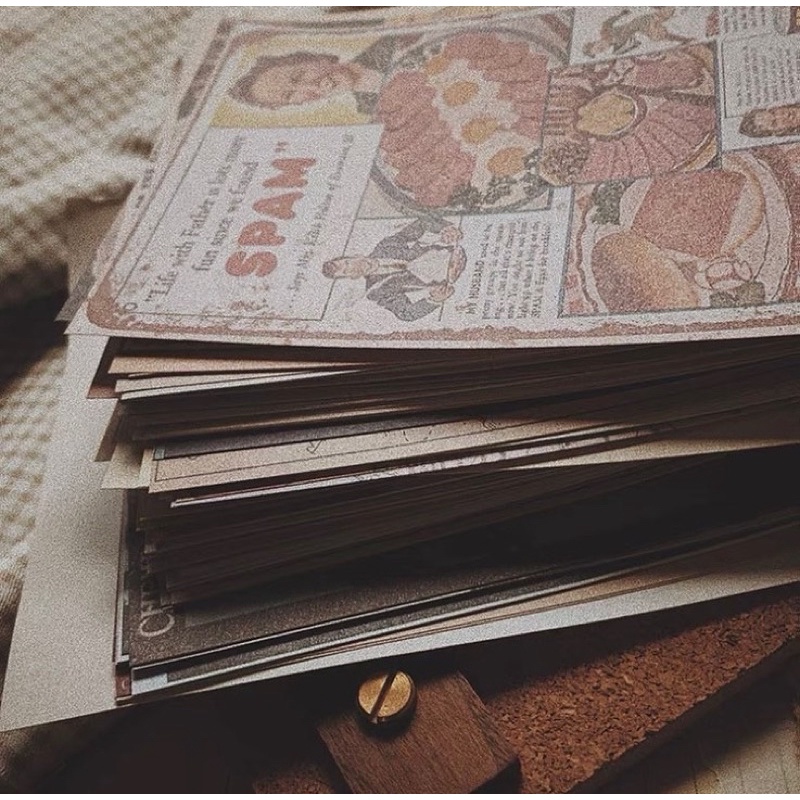 Set giấy nền trang trí vintage của Kimu