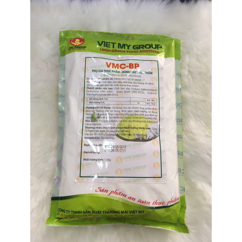 VMC BP: PHỤ GIA TẠO GIÒN DAI CHO SẢN PHẨM TỪ TINH BỘT, BÚN, MÌ, PHỞ