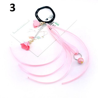 DÂY BUỘC TÓC HOA RƠI PHONG CÁCH TIỂU THƯ