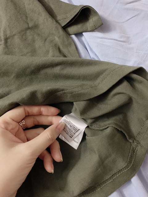 Áo túi ngực form lỡ xuất Nhật