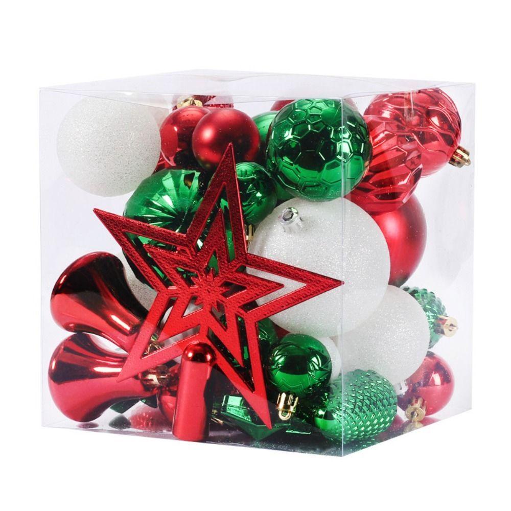 Set 45 Trái Châu Trang Trí Giáng Sinh Năm Mới