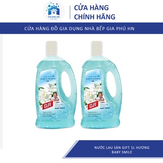 Nước Lau Sàn Gift Hương Baby Smile Mẫu Mới, Ngăn Ngừa Nấm Mốc 99%, Can 1000 ml