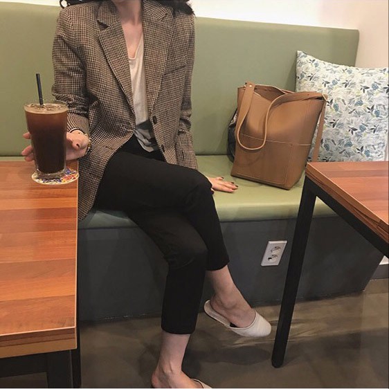 [SẴN] Túi tote da nhiều ngăn vừa A4 - P018 | BigBuy360 - bigbuy360.vn