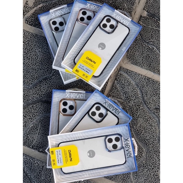 Ốp lưng XLEVEL dành cho iphone 13 | 13 Pro | 13 Pro Max trong cứng viền si màu theo máy chống ố khoe lưng
