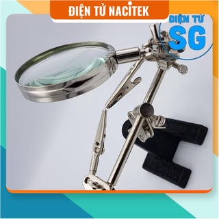Giá kẹp hàn mạch có kính lúp - 36ql