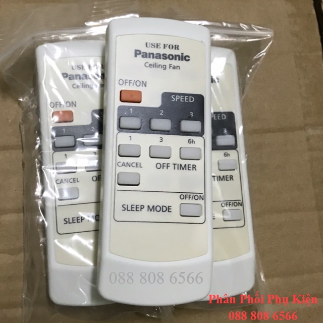 Điều khiển quạt trần  PANASONIC 4 cánh - Remote quạt trần Panasonic 4 cánh