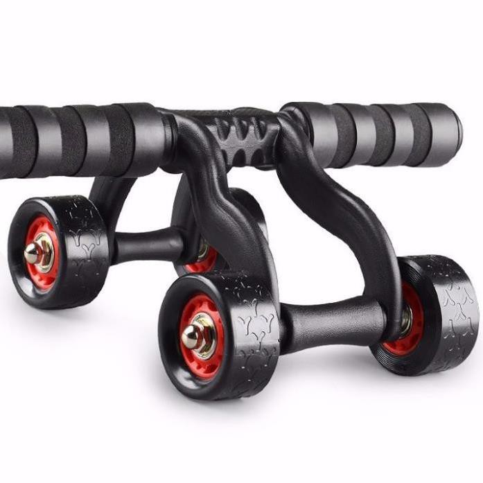 Con Lăn Tập Bụng 4 Bánh Cao Cấp , Con Lăng Tập Gập Cơ Bụng