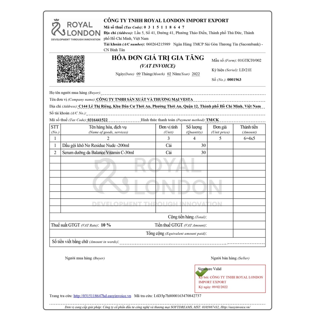 Serum Vitamin C Balance - Tinh Chất Serum Vitamin C Dưỡng Trắng Da Mờ Thâm 30ml