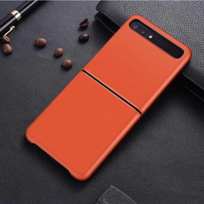 Ốp điện thoại gập chất liệu da PU dành cho Samsung Galaxy Z Flip | BigBuy360 - bigbuy360.vn