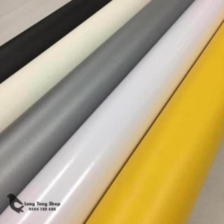decal trắng bóng có sẵn keo - khổ 1,2m