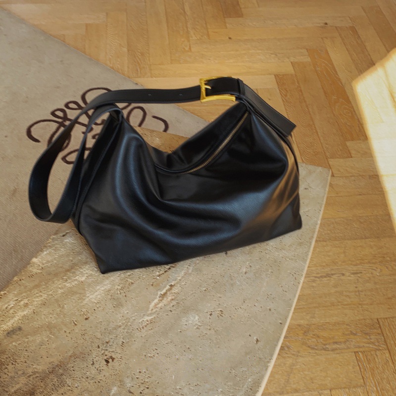 Túi Đeo Vai Cỡ Lớn Màu Nâu Đơn Giản Thời Trang Cho Nữ