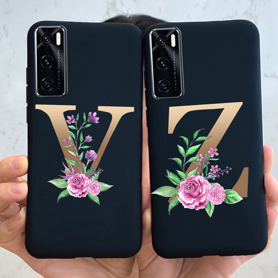 Ốp Điện Thoại Silicon Mềm Bo Viền Họa Tiết Chữ Cho Vivo V20SE V20 SE V 20 SE V2022 V2023