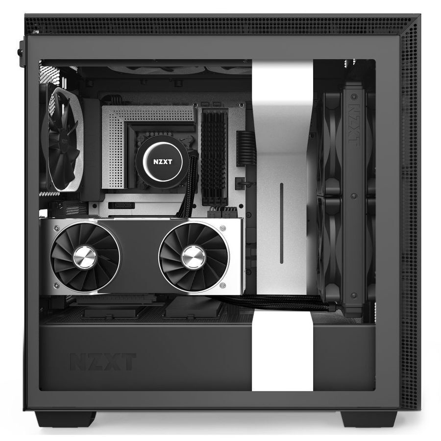 Vỏ case NZXT H710i MATTE WHITE/BLACK/ BLACK/RED