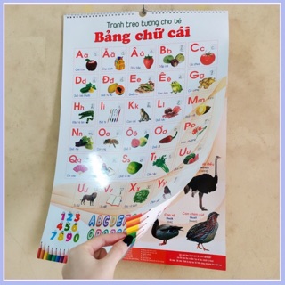 Tranh treo tường 12 chủ đề cho bé