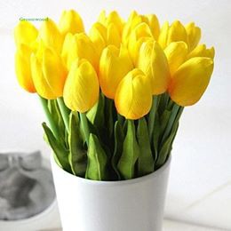 Combo 10 cành Hoa Tulip Hoa giả trang trí nhà cửa văn phòng decor chụp ảnh DC-25