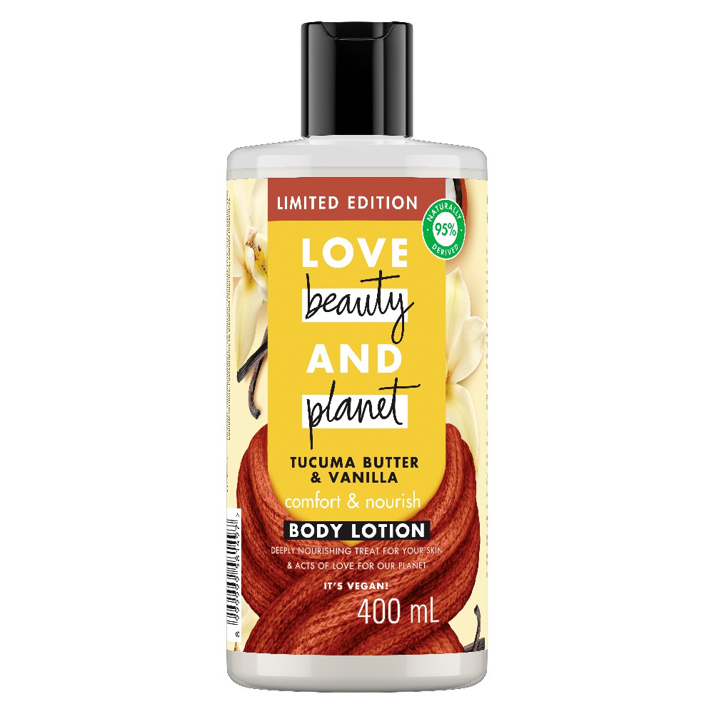 Sữa dưỡng thể Love Beauty And Planet Comfort &amp; Nourish Phiên bản giới hạn Mùa Giáng sinh 400ml