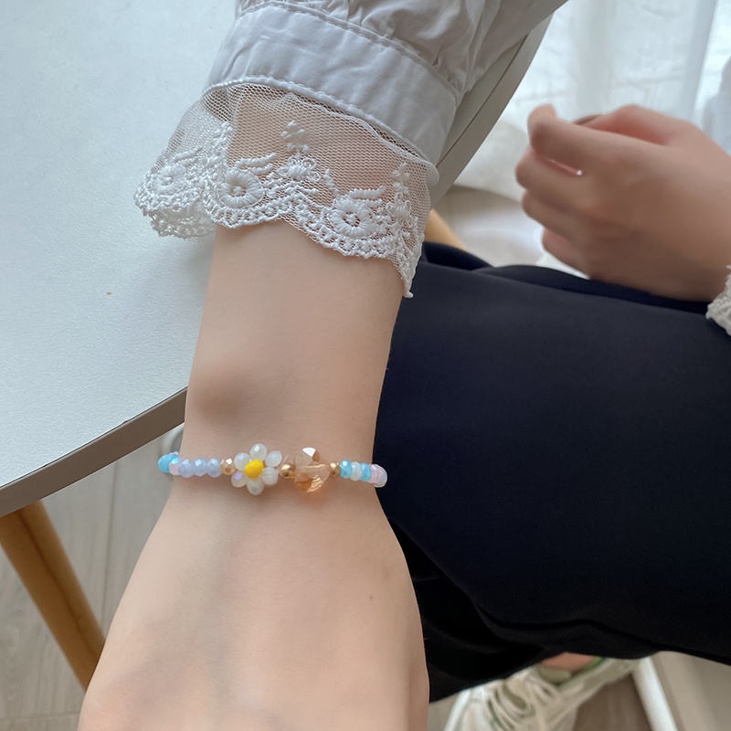 Vòng đeo tay chuỗi hạt pha lê phong cách Bohemian thời trang cho nữ | BigBuy360 - bigbuy360.vn