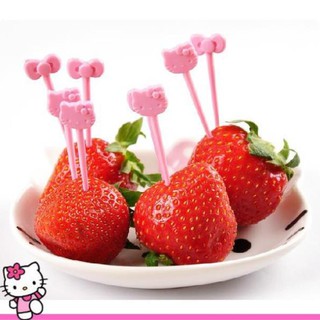 🌸🌸Tăm ăn trái cây Hello Kitty🌸🌸