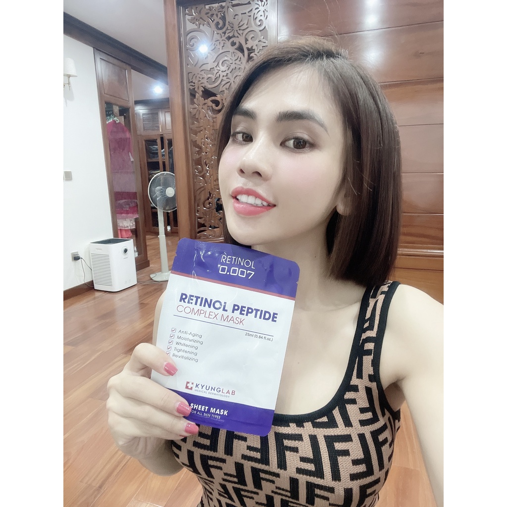 Mặt Nạ Retinol Peptide Complex Mask  - Giải Pháp Cho Da Tại Nhà Chuẩn Clinic