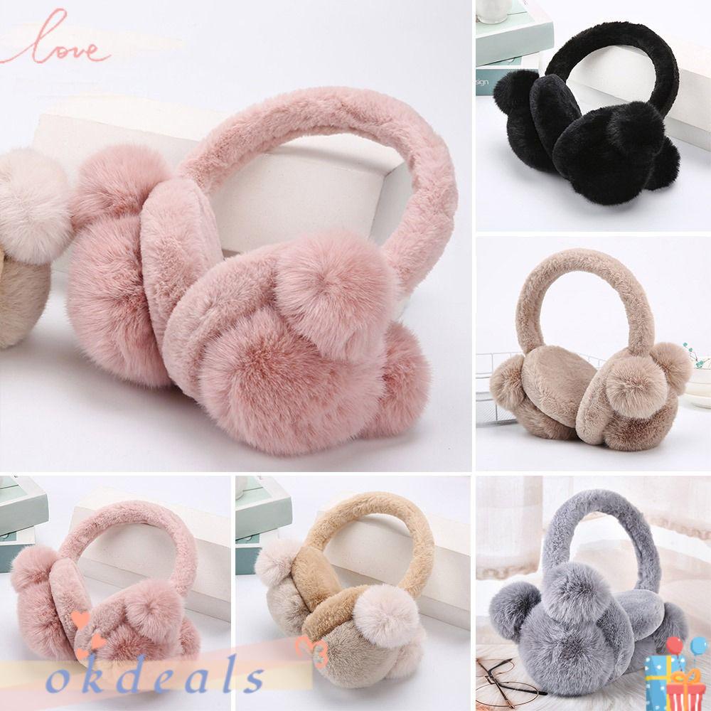 Okdeals Bông Chụp Tai Giữ Ấm Mềm Mại Thông Thường Cosy