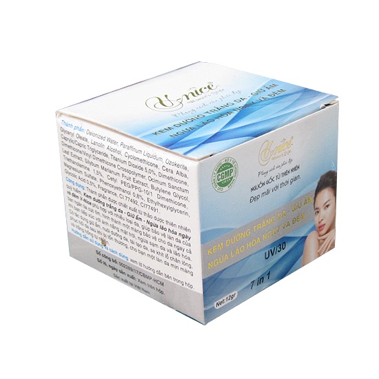 Kem dưỡng trắng da - giữ ẩm - ngừa lão hóa ngày và đêm V-Nice 12g