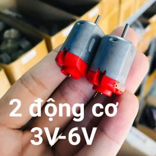 Bộ 5 động cơ motor mô tơ mini 3V-6V, 130X1 Phiên Bản Mới