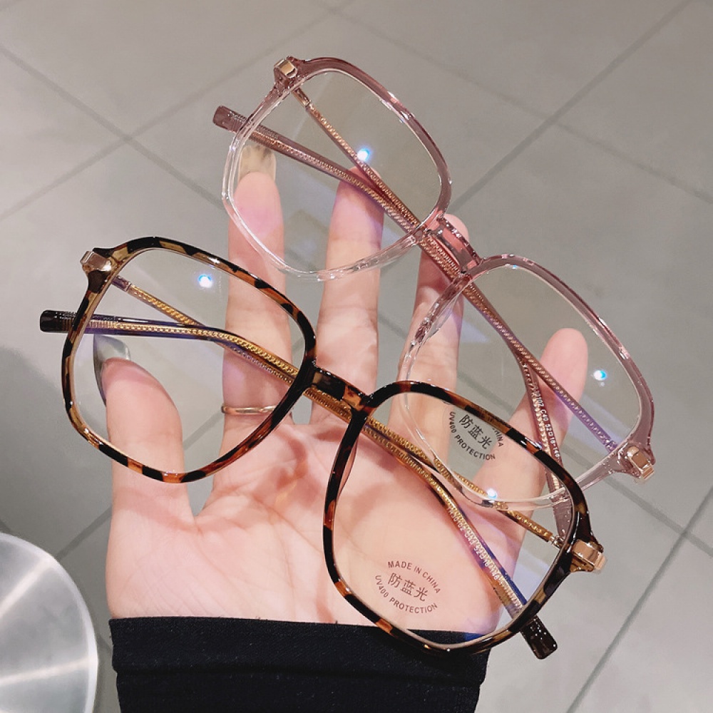 Kính mắt gọng vuông VIENDO đổi màu chống ánh sáng xanh và tia UV phong cách Hàn Quốc thời trang Cho Nam Nữ(có thể cắt cận thị ống kính)