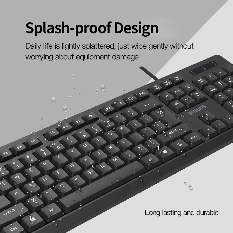 Bộ Bàn Phím Và Chuột Philips C234  Cho Máy Tính