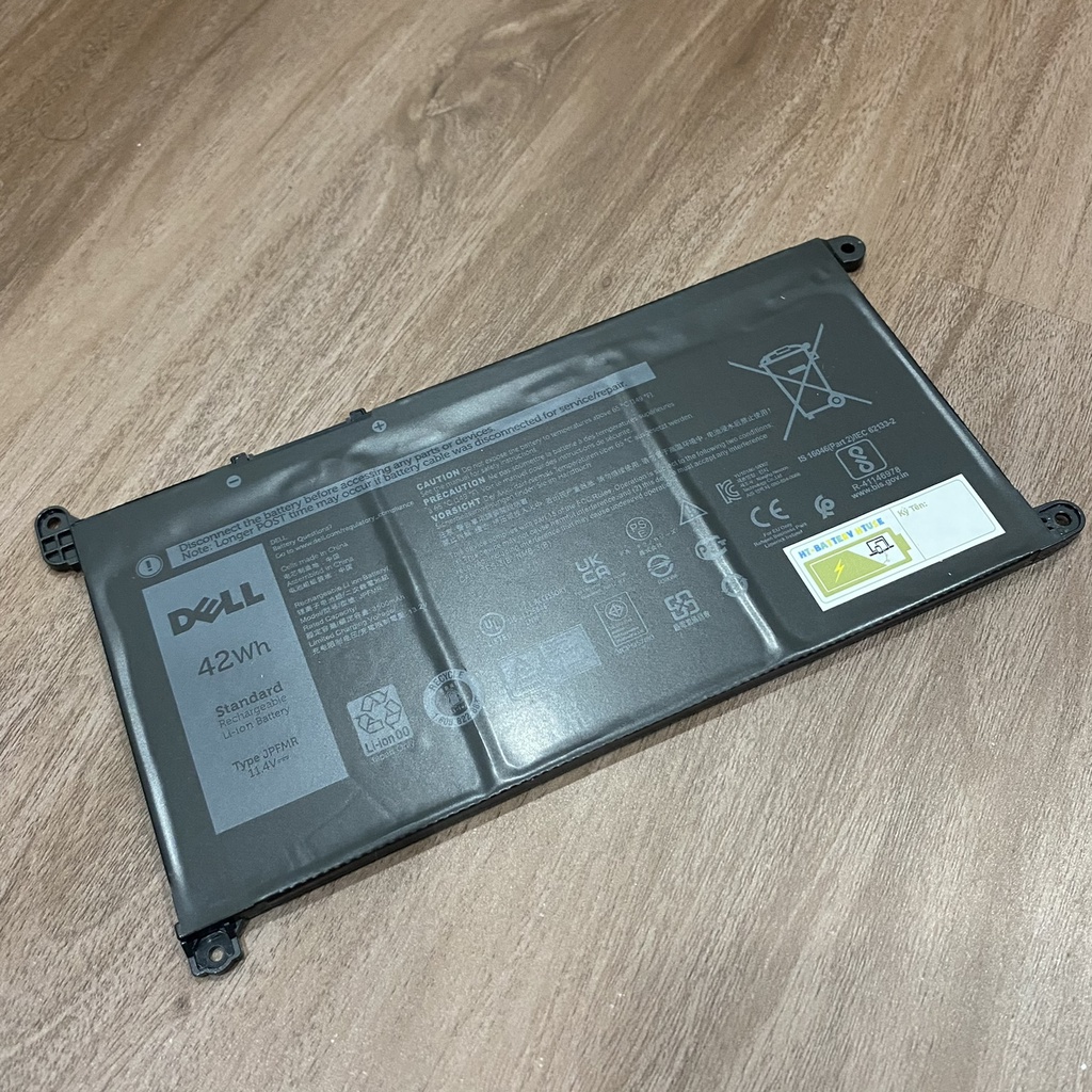 Pin laptop Dell Chromebook 3100 / 3400 42Wh 3-cell JPFMR
