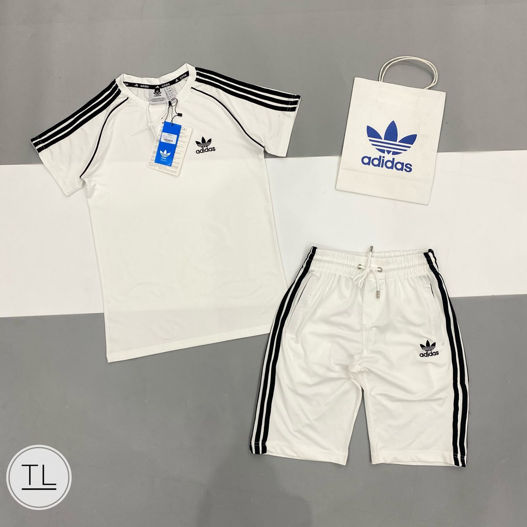 Bộ hè nam 3 sọc đơn giản có 4 màu cơ bản,chất cotton thoáng mát co giãn nhẹ,đồ bộ nam có đủ sz 40-75kg mặc vừa das254 | BigBuy360 - bigbuy360.vn