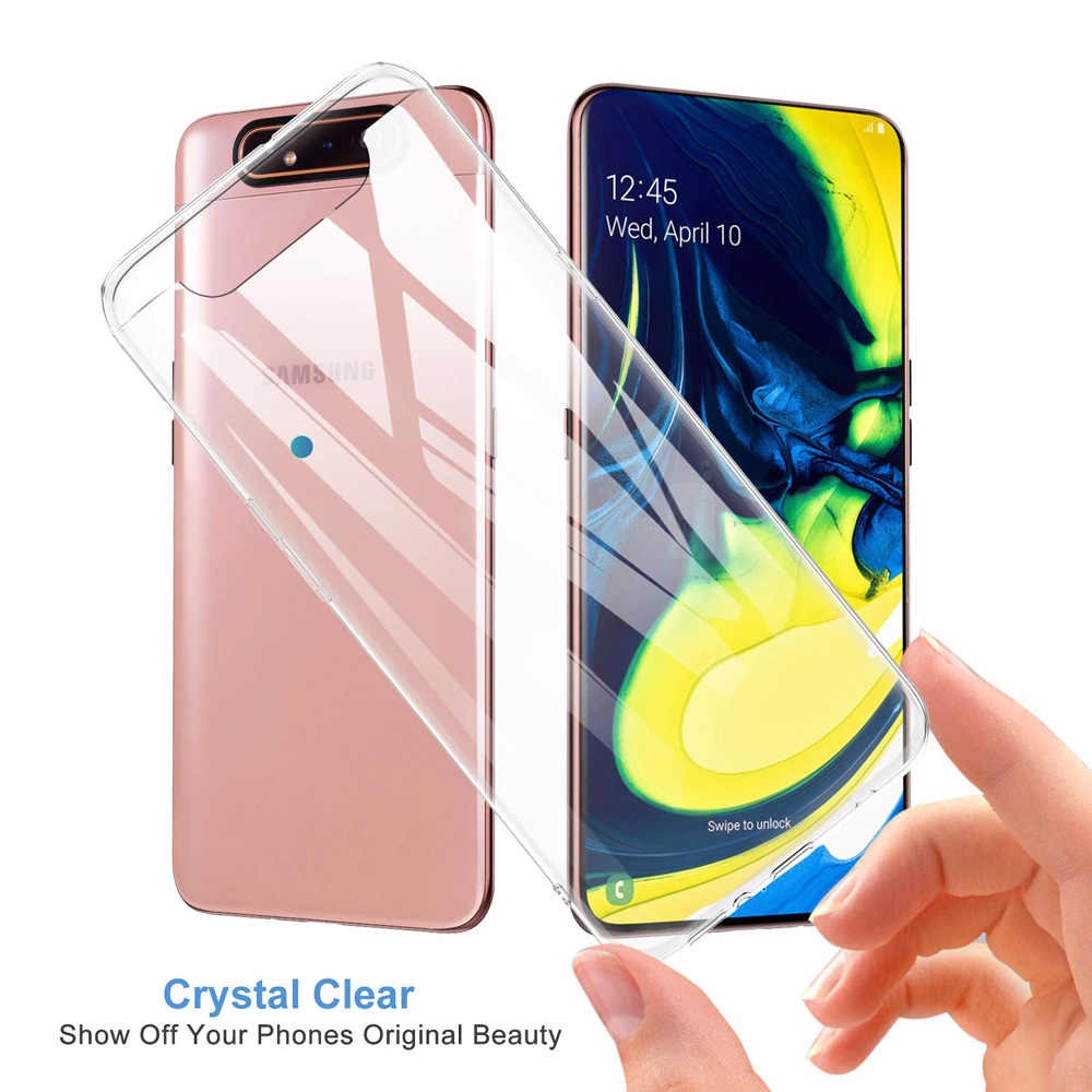 Ốp lưng dẻo silicon cho Samsung Galaxy A80 / A90 siêu mỏng 0.6mm chính hãng Ultra thin