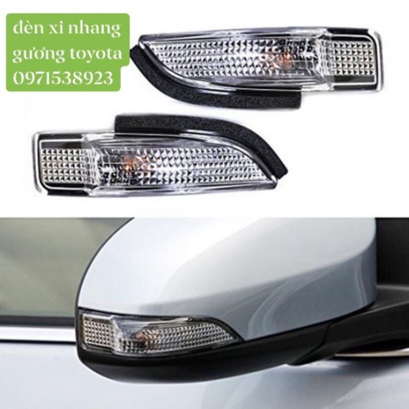 Đèn xi nhan gương toyota camry, vios, yaris, corola altis, venza.v.v. Hàng oem xịn 2013-2020