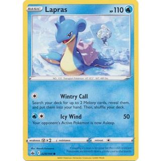 Thẻ bài pokemon lapras - 29/198 - common