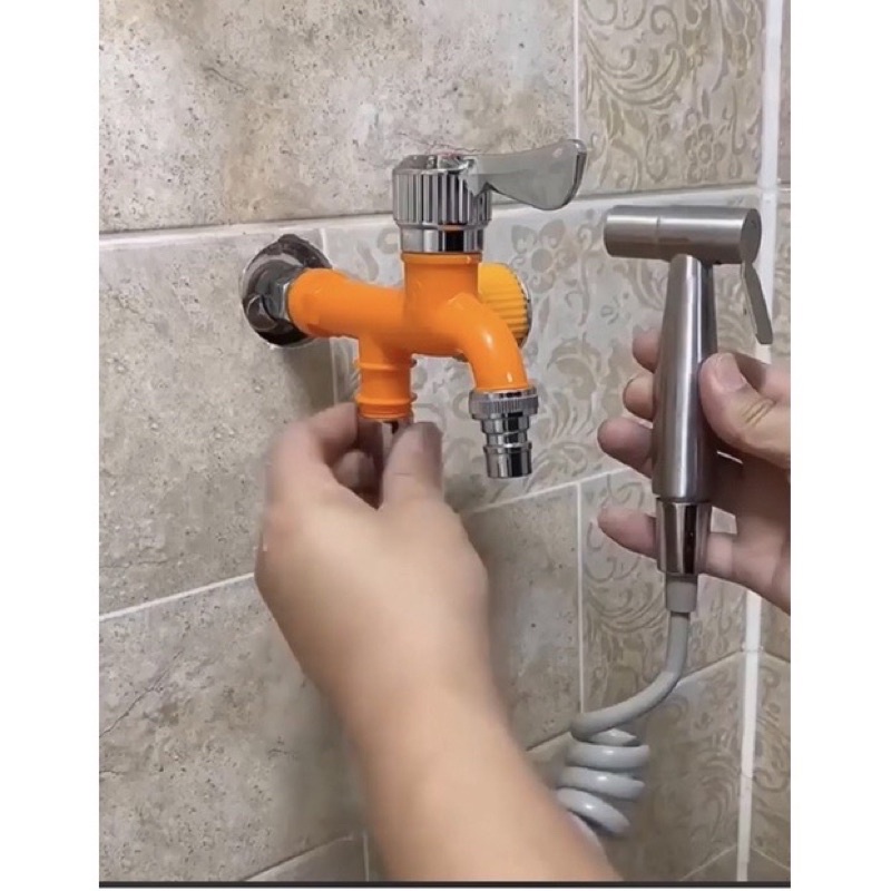 Van chia vòi , vòi nước 2 đầu XẢ HÀNG THANH LÝ