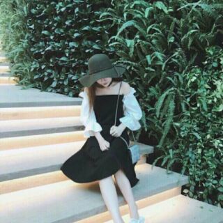 Đầm trễ vai