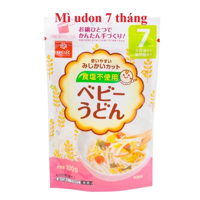 Mì Somen Tách Muối Hakubaku Nhật Bản, Mỳ Ăn Dặm Cho Bé 5m, 7m, 9m